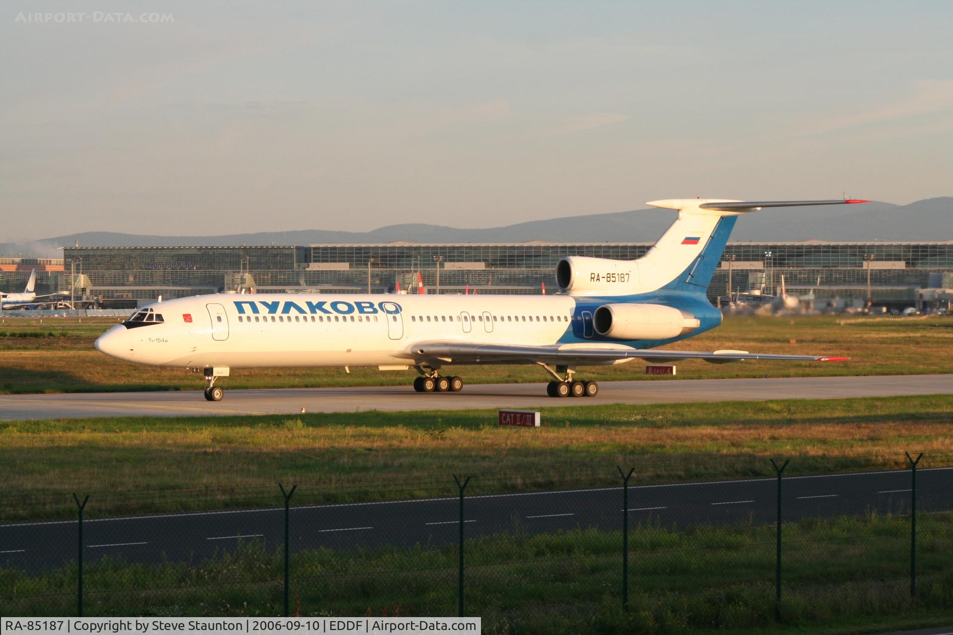 RA-85187, 1992 Tupolev Tu-154M C/N 92A919, Taken at Frankfurt September 2006