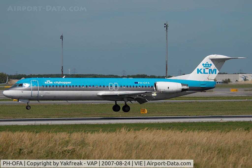 PH-OFA, 1988 Fokker 100 (F-28-0100) C/N 11246, KLM Fokker 100