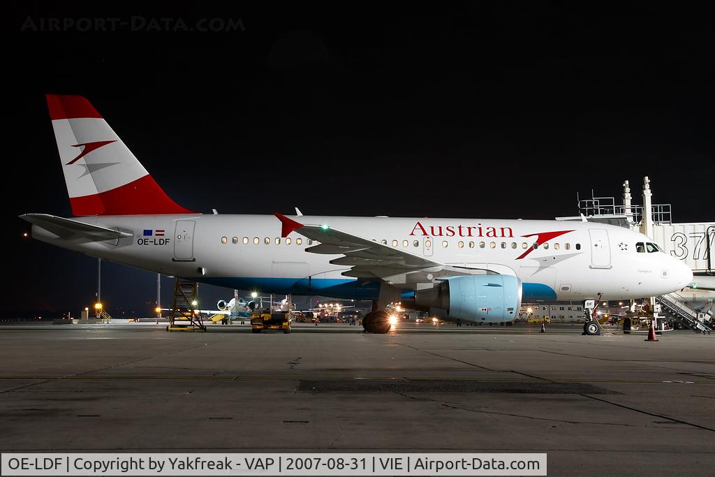 OE-LDF, 2005 Airbus A319-112 C/N 2547, Austrian Airlines Airbus 319