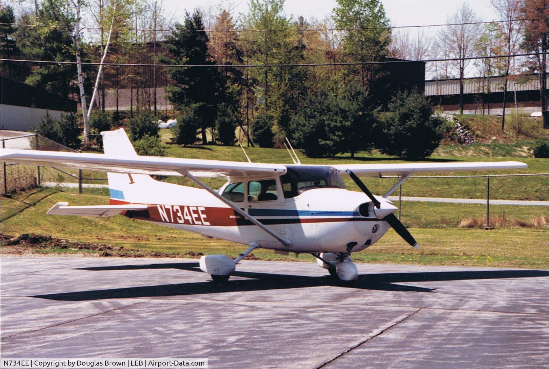 N734EE, 1977 Cessna 172N C/N 17268790, Taken in Lebanon, NH