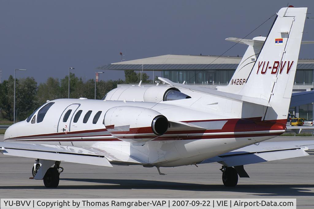 YU-BVV, 1981 Cessna 550 Citation II C/N 550-0272, Pink Air Cessna 550 Citation 2