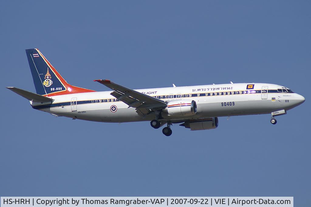HS-HRH, 1990 Boeing 737-448 C/N 24866, Thailand - Air Force Boeing 737-400
