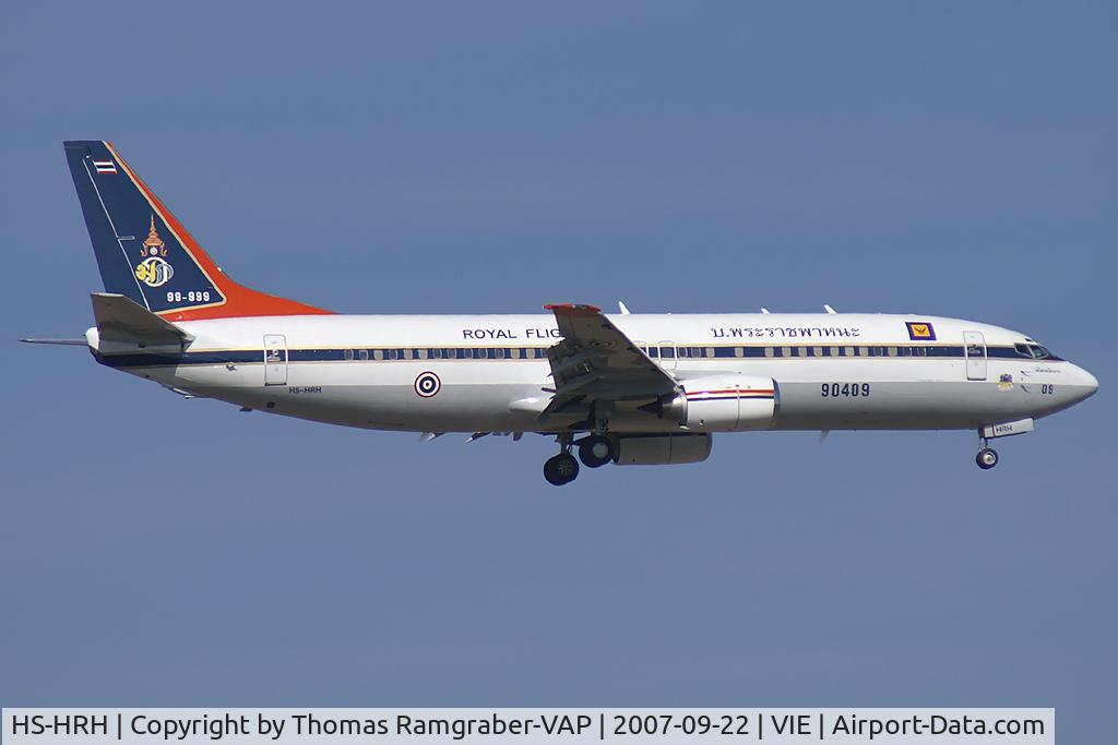 HS-HRH, 1990 Boeing 737-448 C/N 24866, Thailand - Air Force Boeing 737-400