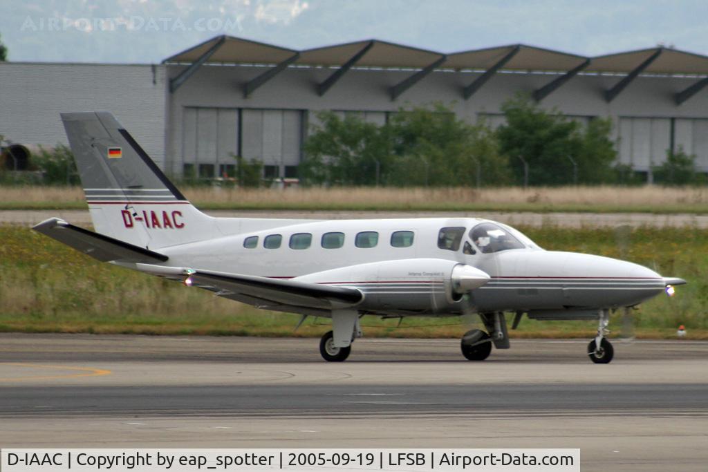 D-IAAC, 1979 Cessna 441 Conquest II C/N 441-0073, departing to germany