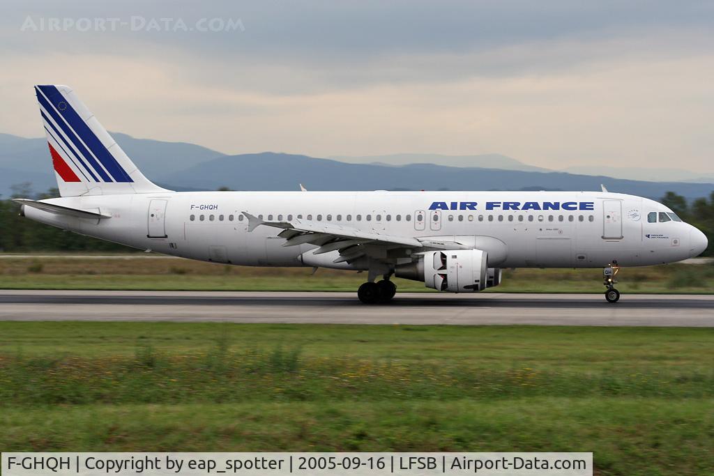 F-GHQH, 1990 Airbus A320-211 C/N 0156, arriving from Paris ORY
