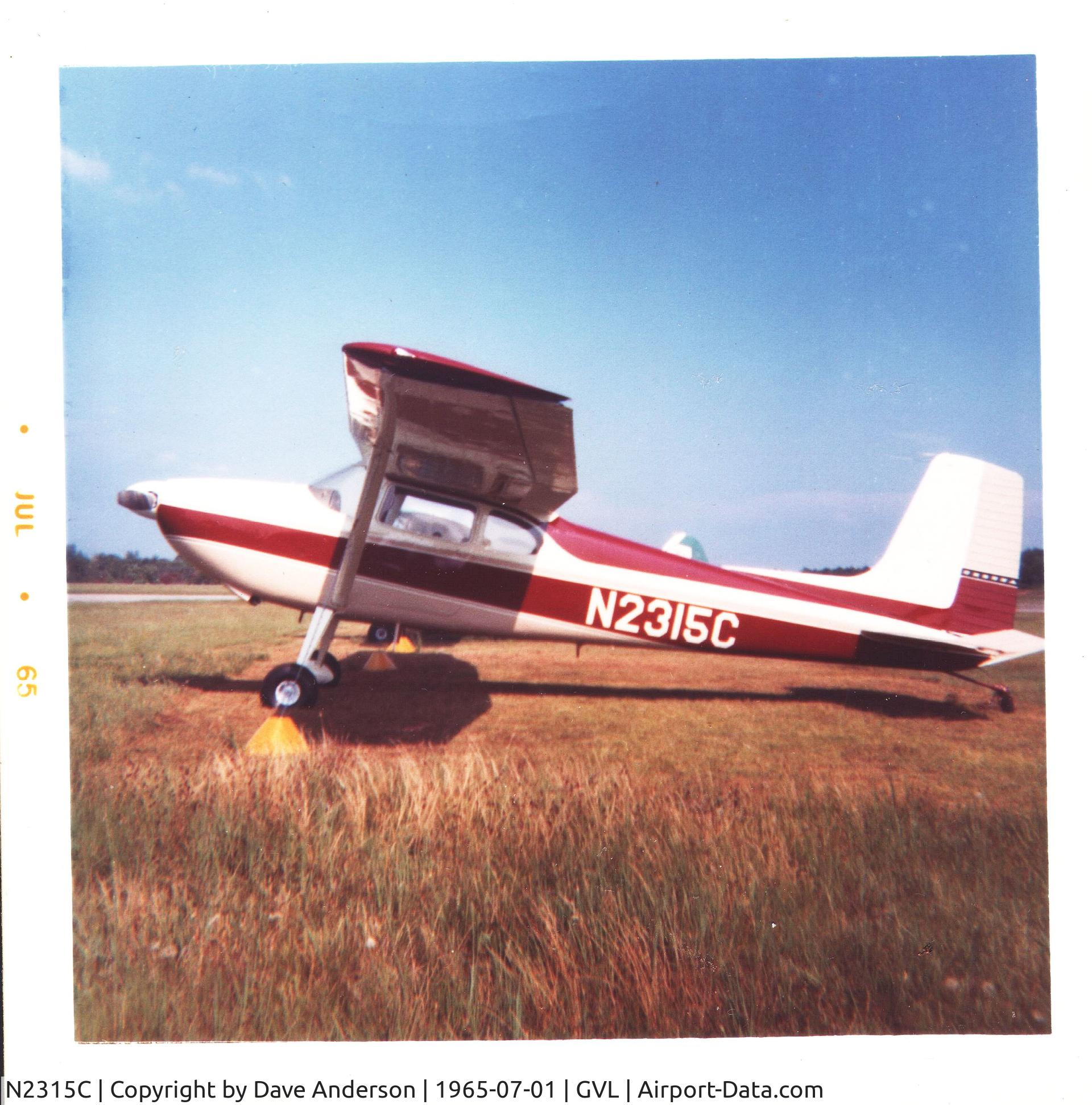 N2315C, 1953 Cessna 180 C/N 30615, My father's plane until early 70's.