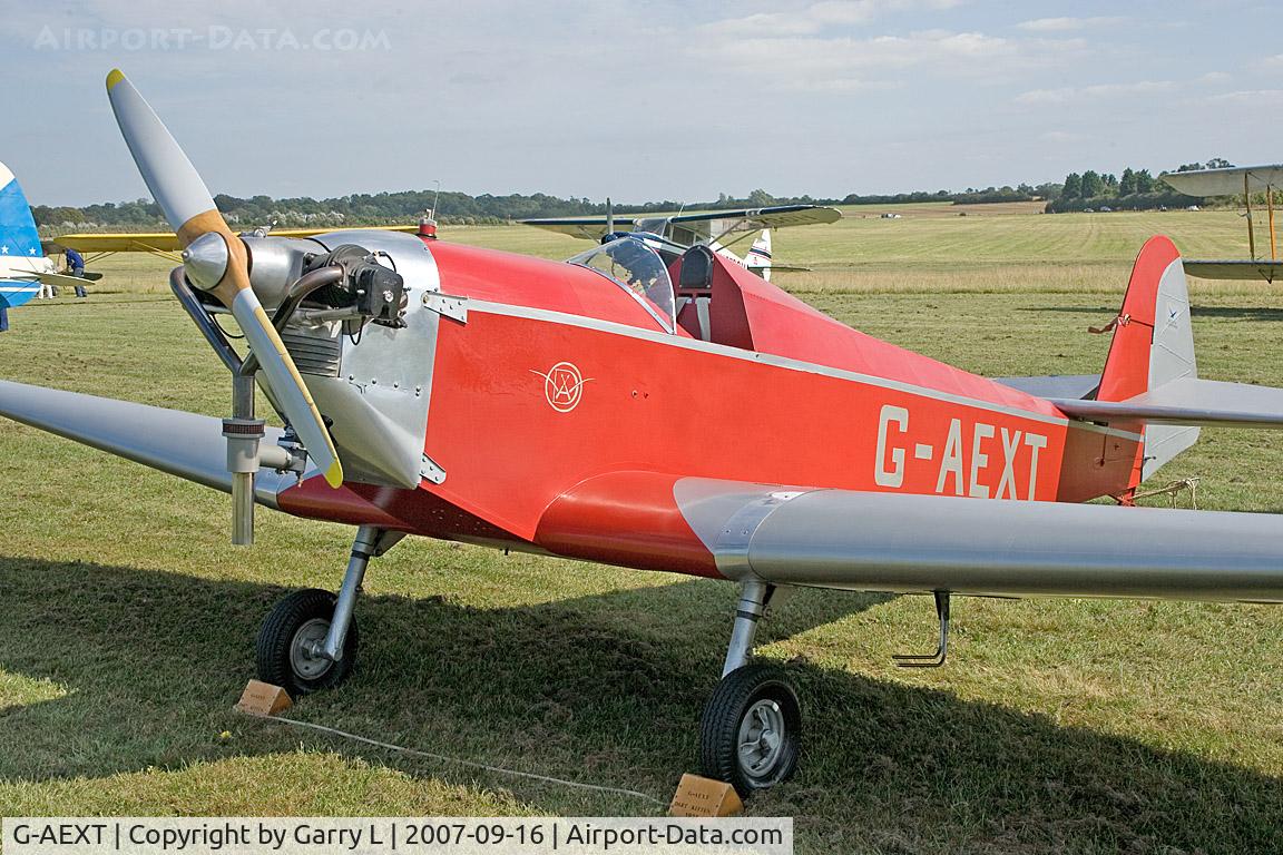 G-AEXT, 1937 Dart Kitten II C/N 123, Dart Kitten II at the Vitage Transport Day at Turweston