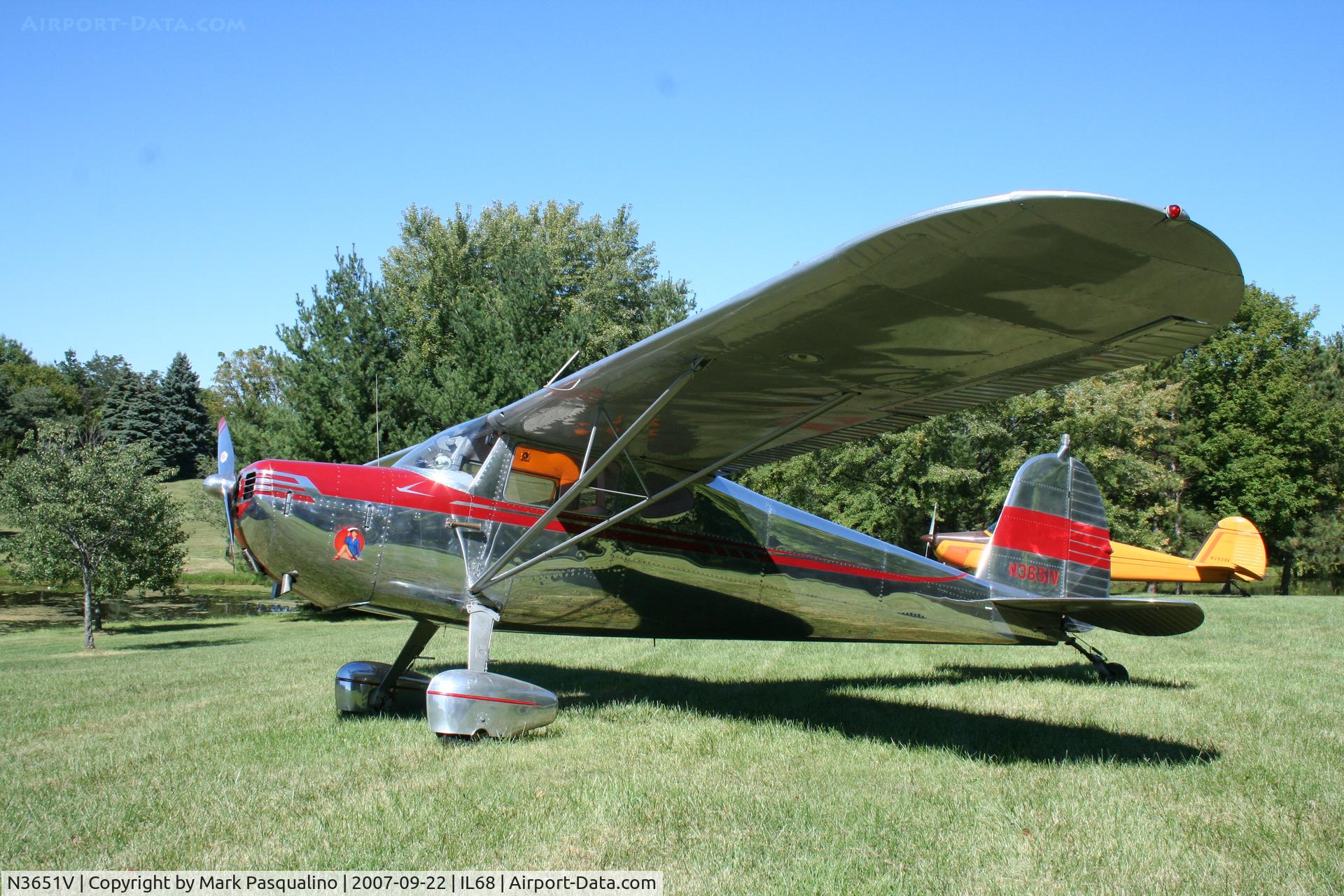 N3651V, 1948 Cessna 140 C/N 14922, Cessna 140