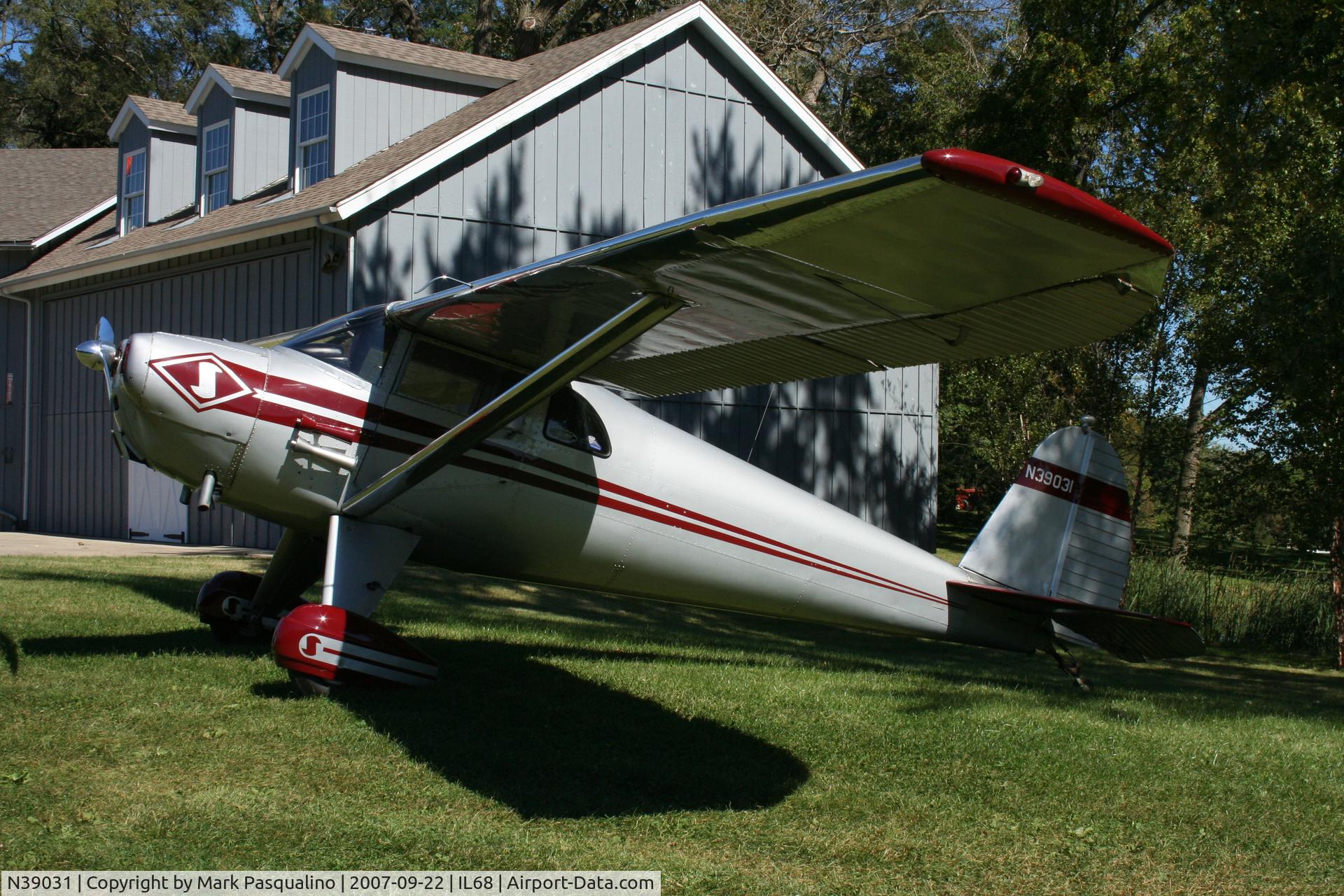 N39031, 1941 Silvaire LUSCOMBE 8E C/N 1792, Luscombe 8E