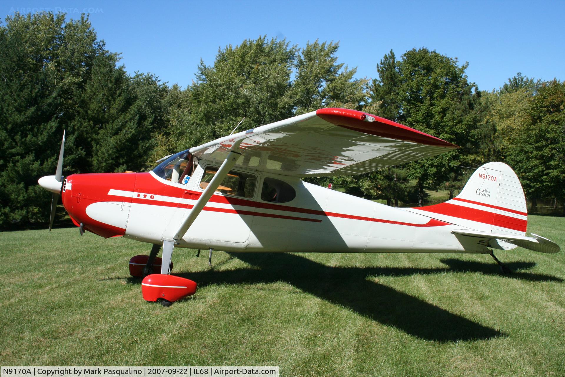 N9170A, 1950 Cessna 170A C/N 19361, Cessna 170A