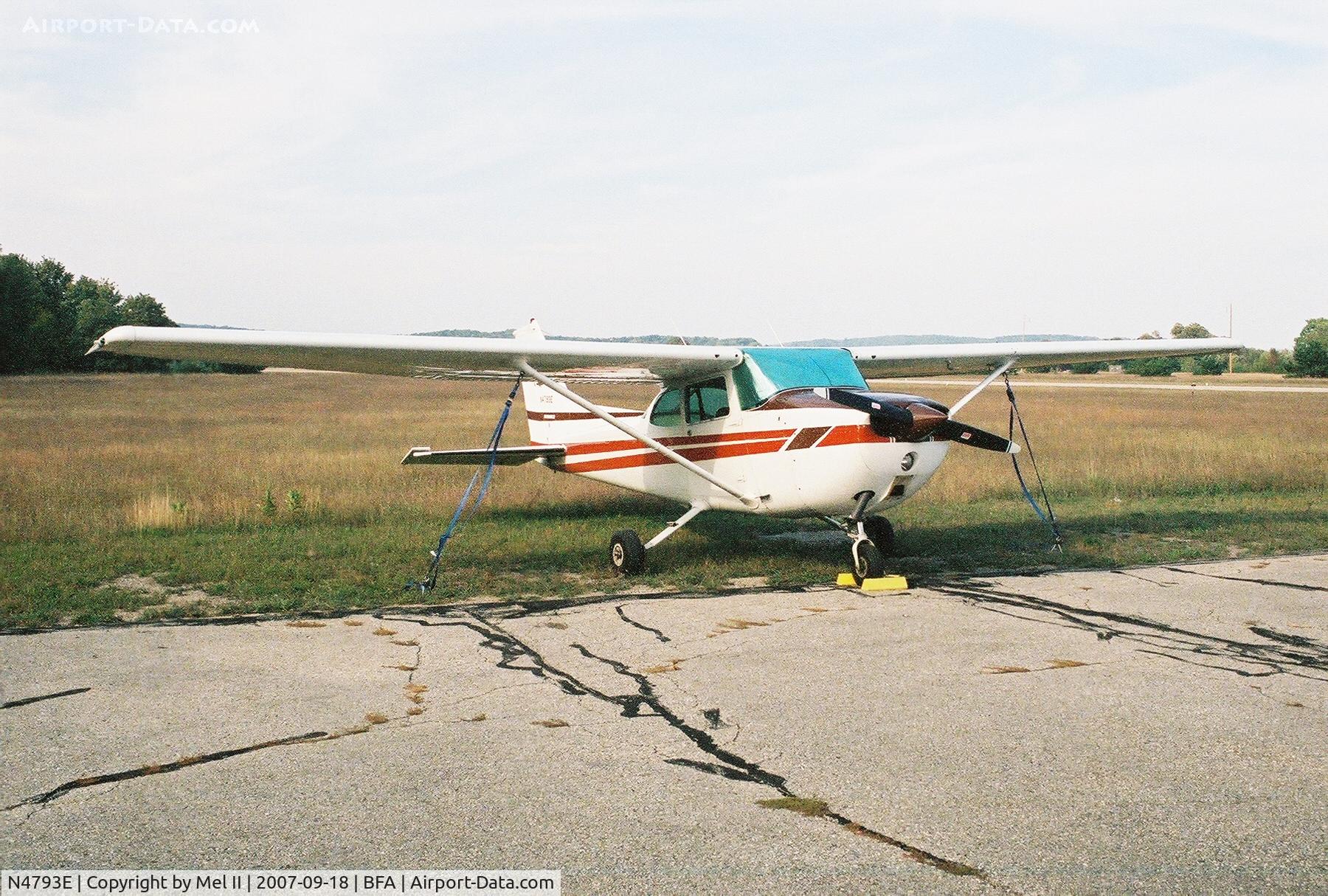 N4793E, 1978 Cessna 172N C/N 17271658, Parked @ Boyne Mountain Airport (BFA)
