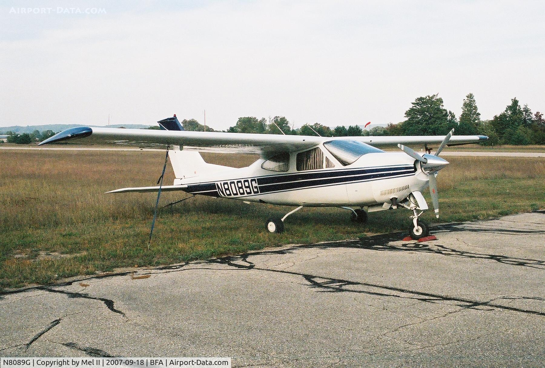 N8089G, 1971 Cessna 177RG Cardinal C/N 177RG0089, Parked @ Boyne Mountain Airport (BFA)