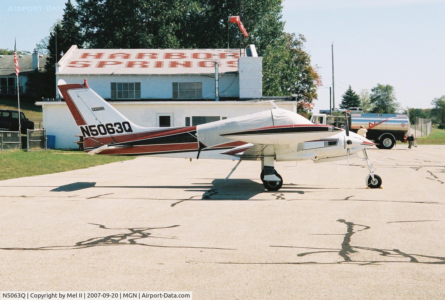 N5063Q, 1968 Cessna 310N C/N 310N-0163, Parked @ Harbor Springs Airport (MGN)