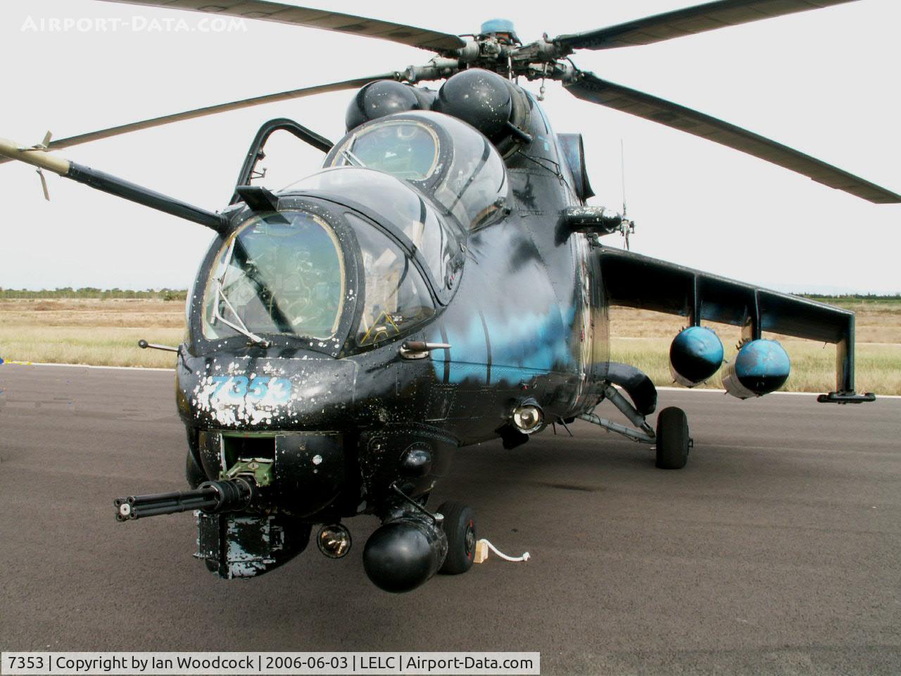 7353, Mil Mi-24V Hind E C/N 087353, Mil Mi-24V/Czech AF/San Javier,Murcia
