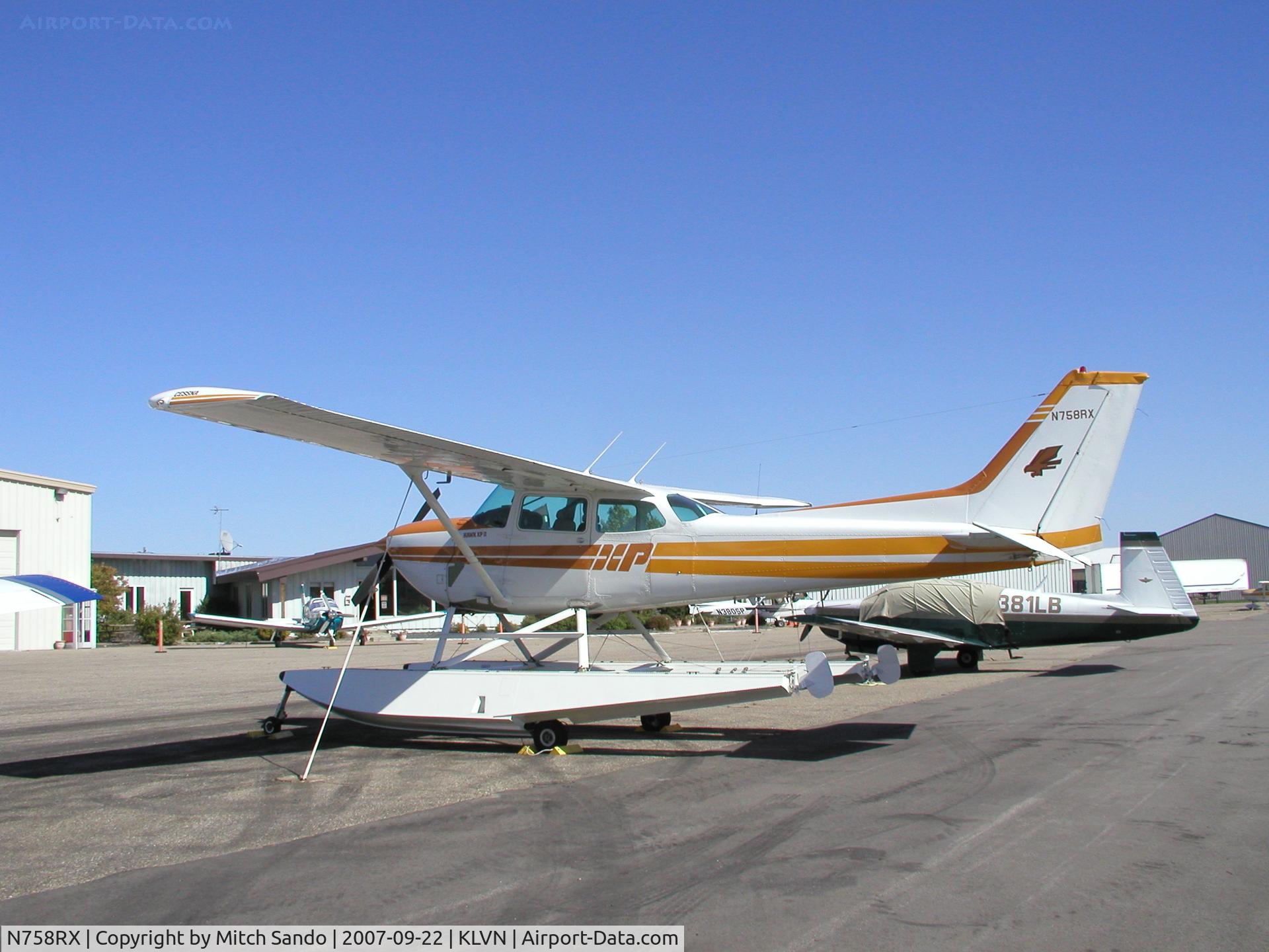 N758RX, 1979 Cessna R172K Hawk XP C/N R1723310, Parked on the ramp at Airlake.