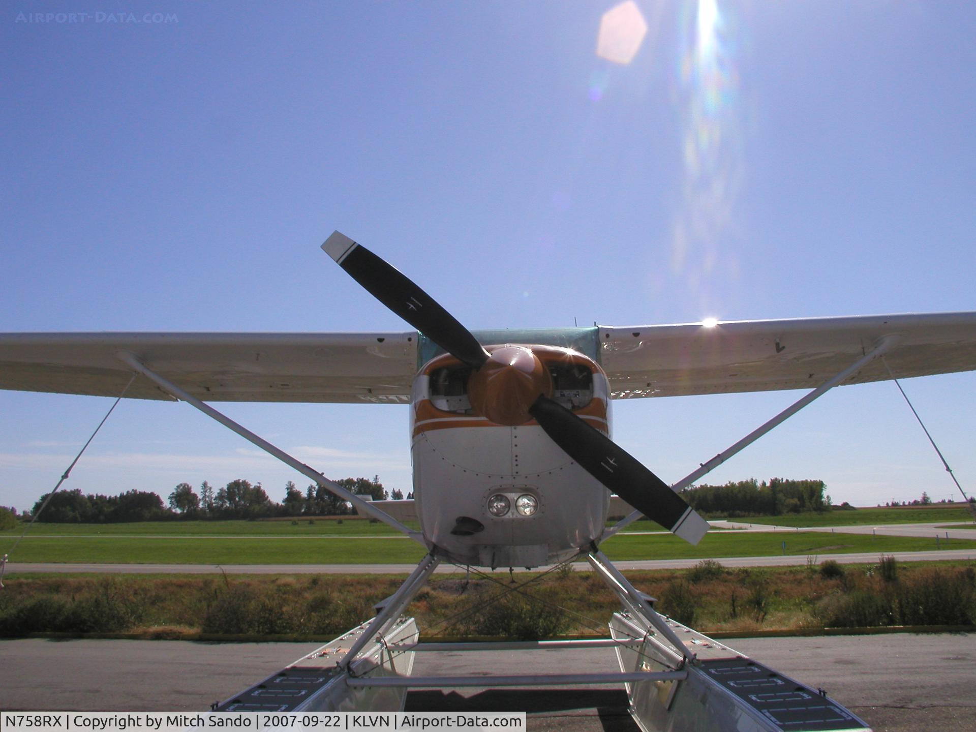 N758RX, 1979 Cessna R172K Hawk XP C/N R1723310, Parked on the ramp at Airlake.
