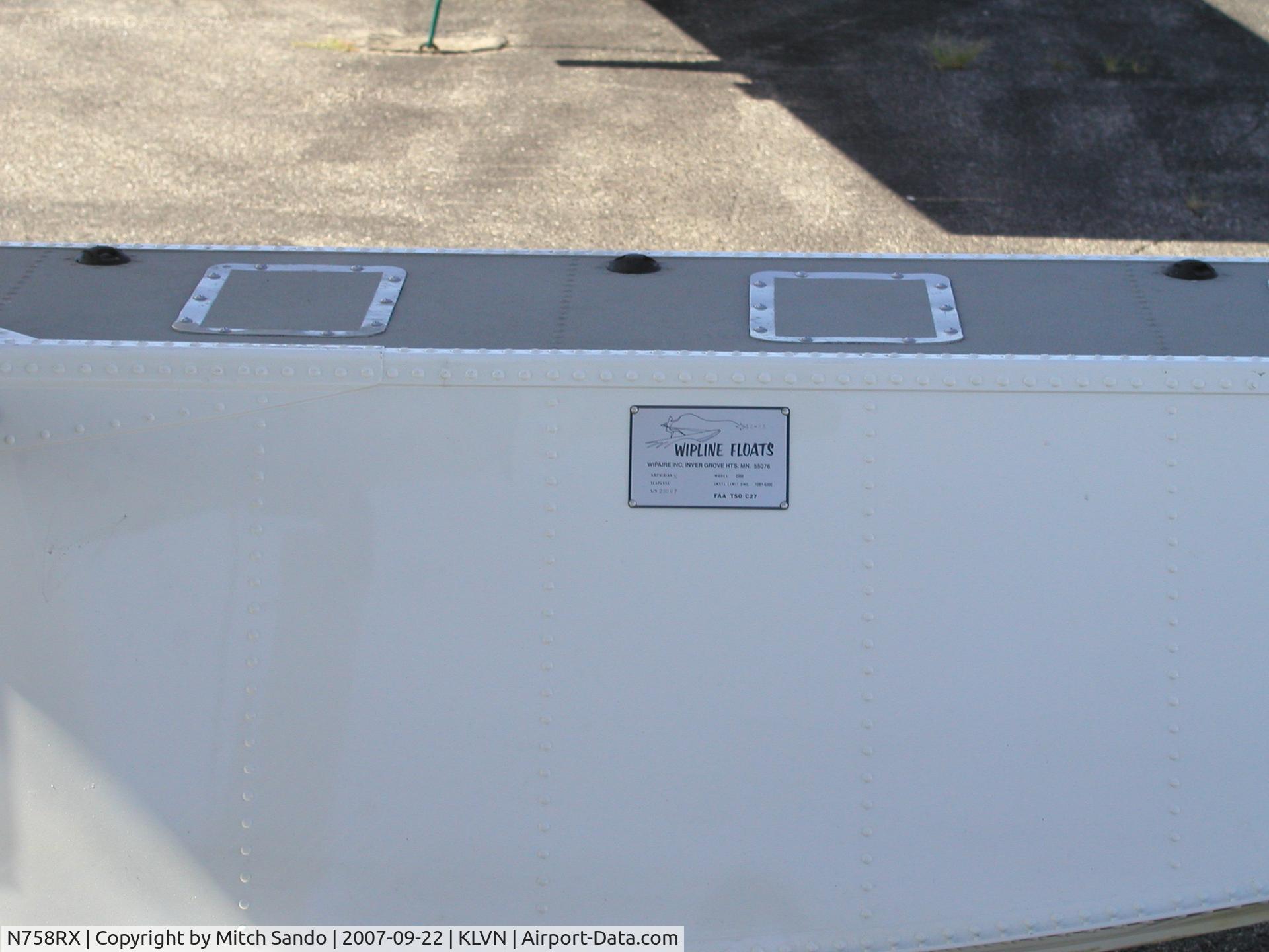 N758RX, 1979 Cessna R172K Hawk XP C/N R1723310, Parked on the ramp at Airlake.