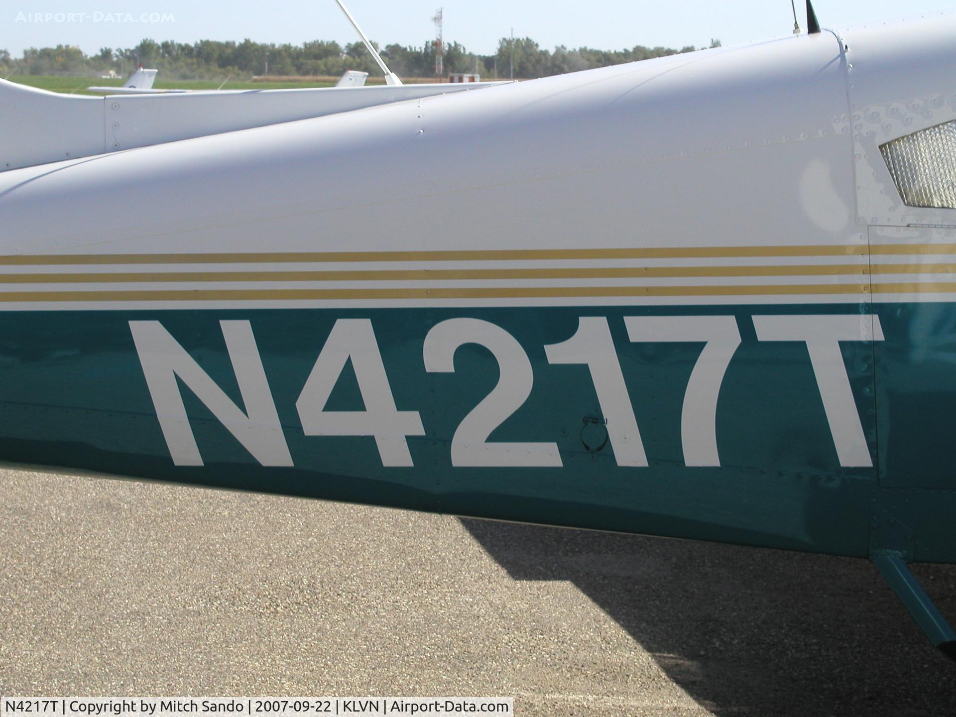 N4217T, 1968 Piper PA-28R-180 Cherokee Arrow C/N 28R-30975, Parked on the ramp at Airlake.