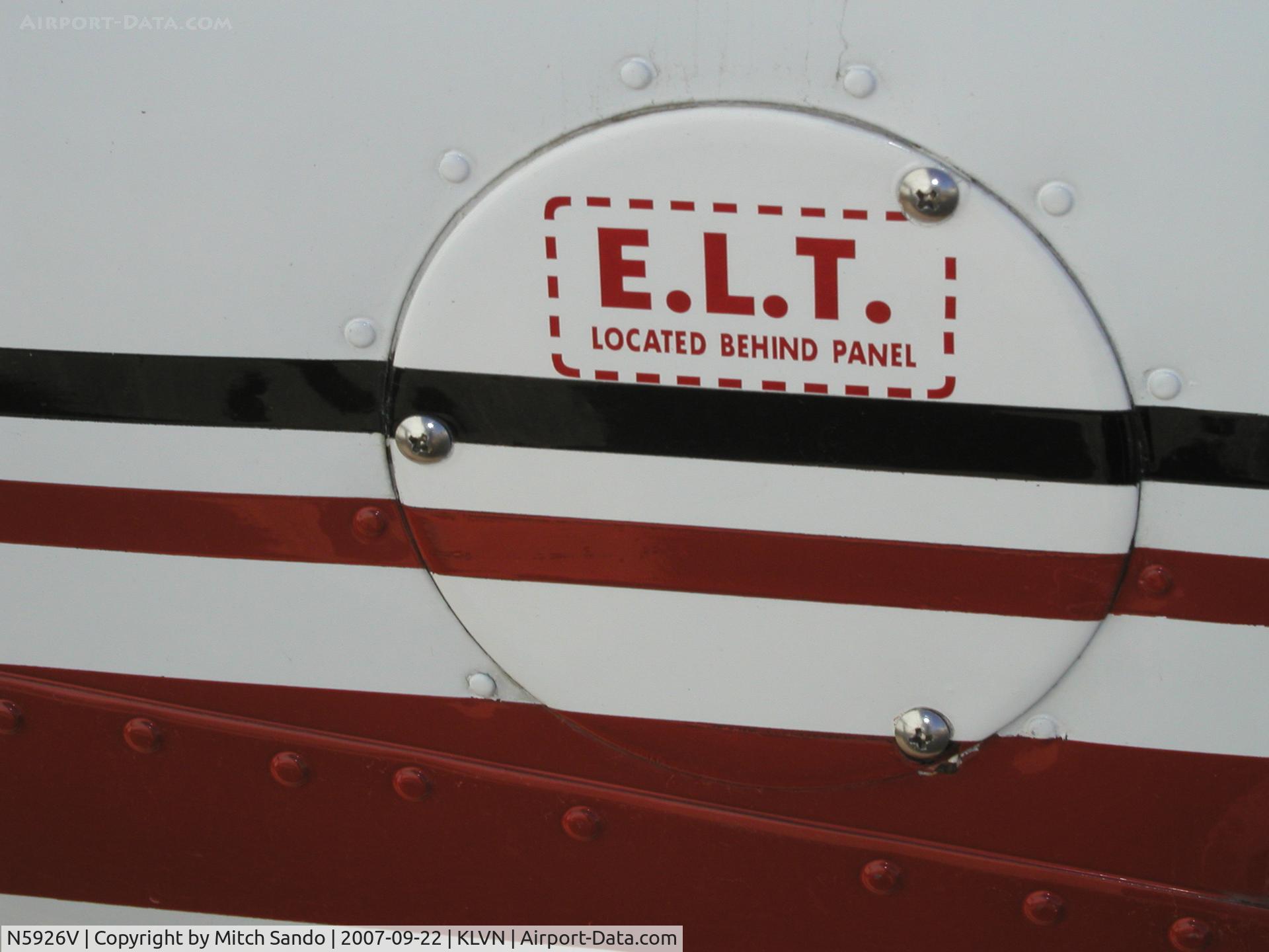 N5926V, Piper PA-28-161 C/N 287716217, Parked on the ramp at Airlake.
