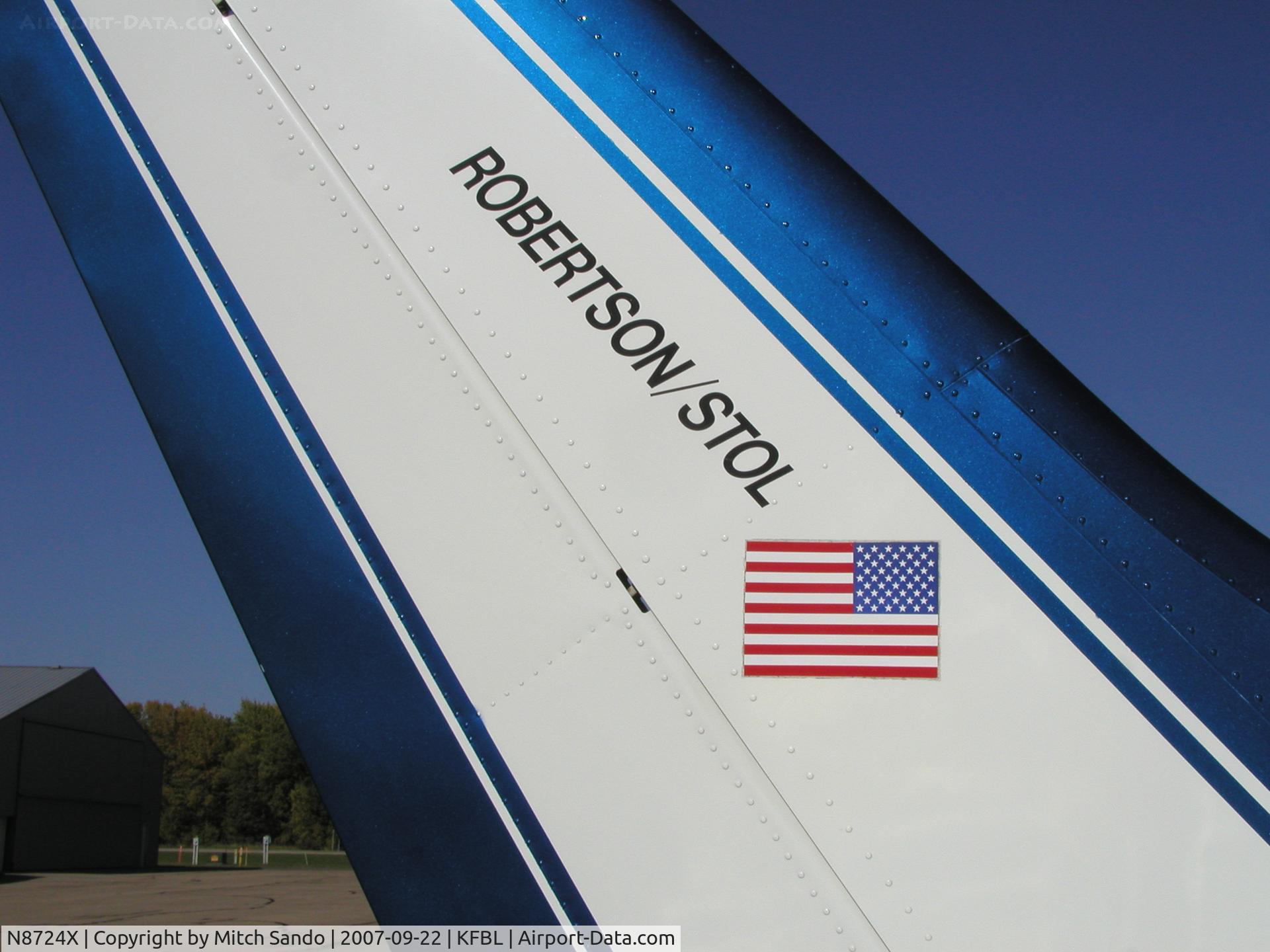 N8724X, 1960 Cessna 182D Skylane C/N 18253124, Tied down at Faribault.