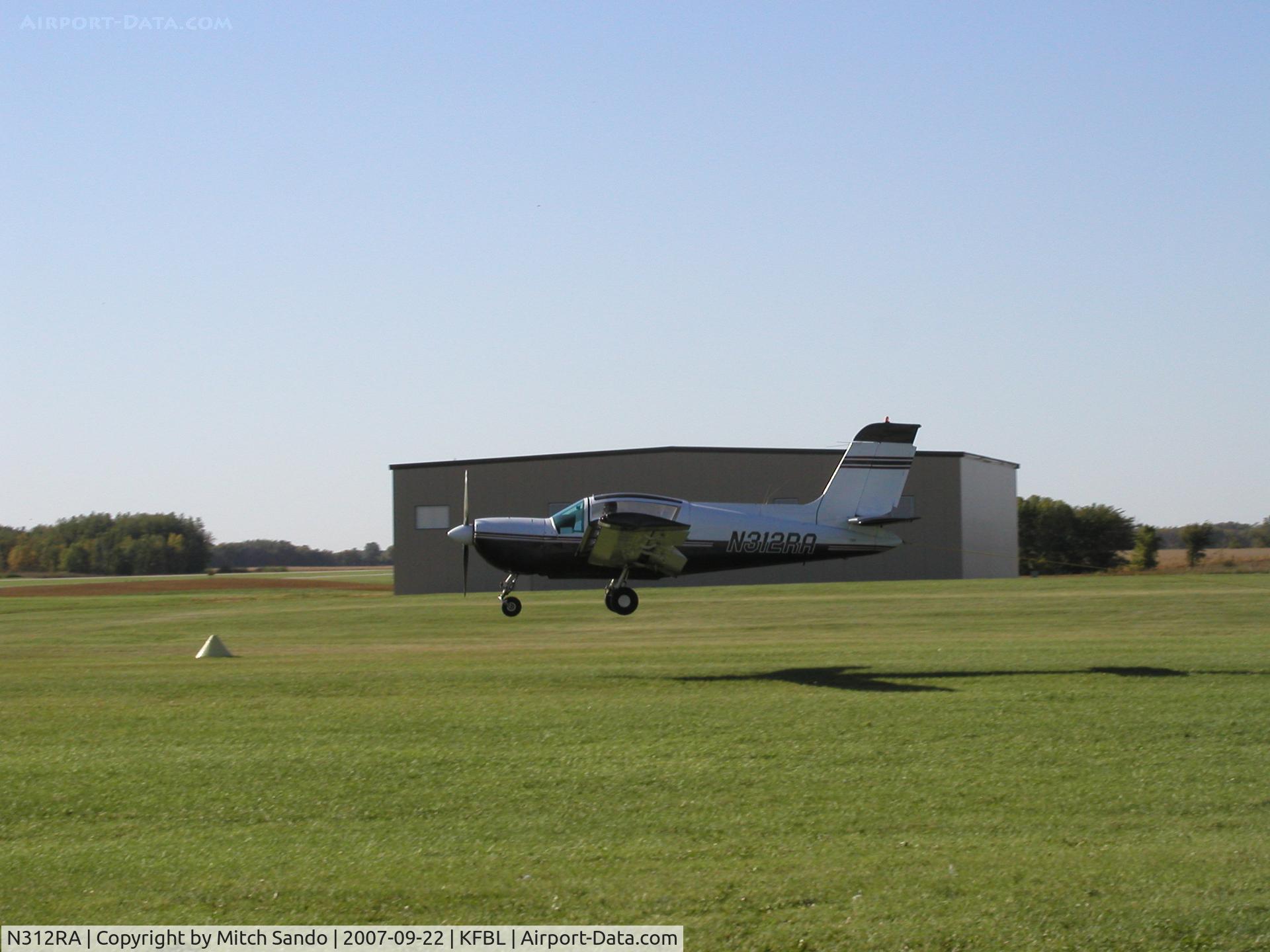 N312RA, 1977 Socata Rallye 235E Gabier C/N 12937, Landing Runway 20.