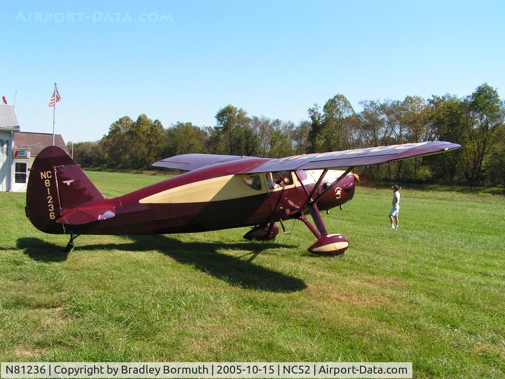 N81236, 1946 Fairchild 24R-46 C/N R46137, Great day to take pictures.