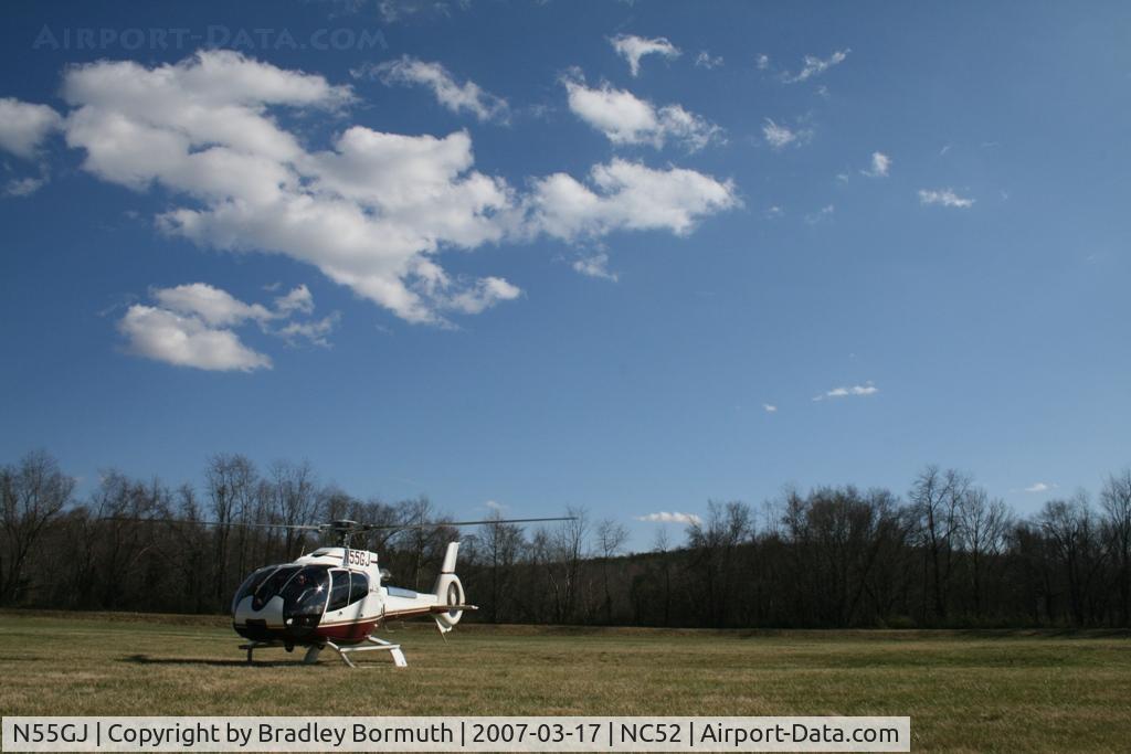 N55GJ, 2003 Eurocopter EC-130B-4 (AS-350B-4) C/N 3745, A pleasant surprise when this helicopter flew into my local airport.