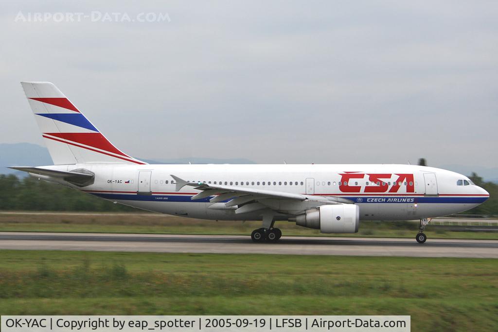 OK-YAC, 1992 Airbus A310-325/ET C/N 672, departing to Mombasa as subcharter for ASA