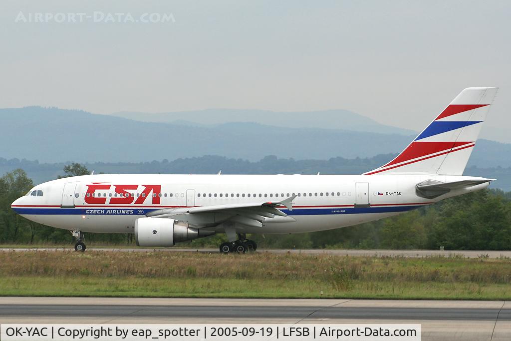 OK-YAC, 1992 Airbus A310-325/ET C/N 672, taxi to holdingpoint