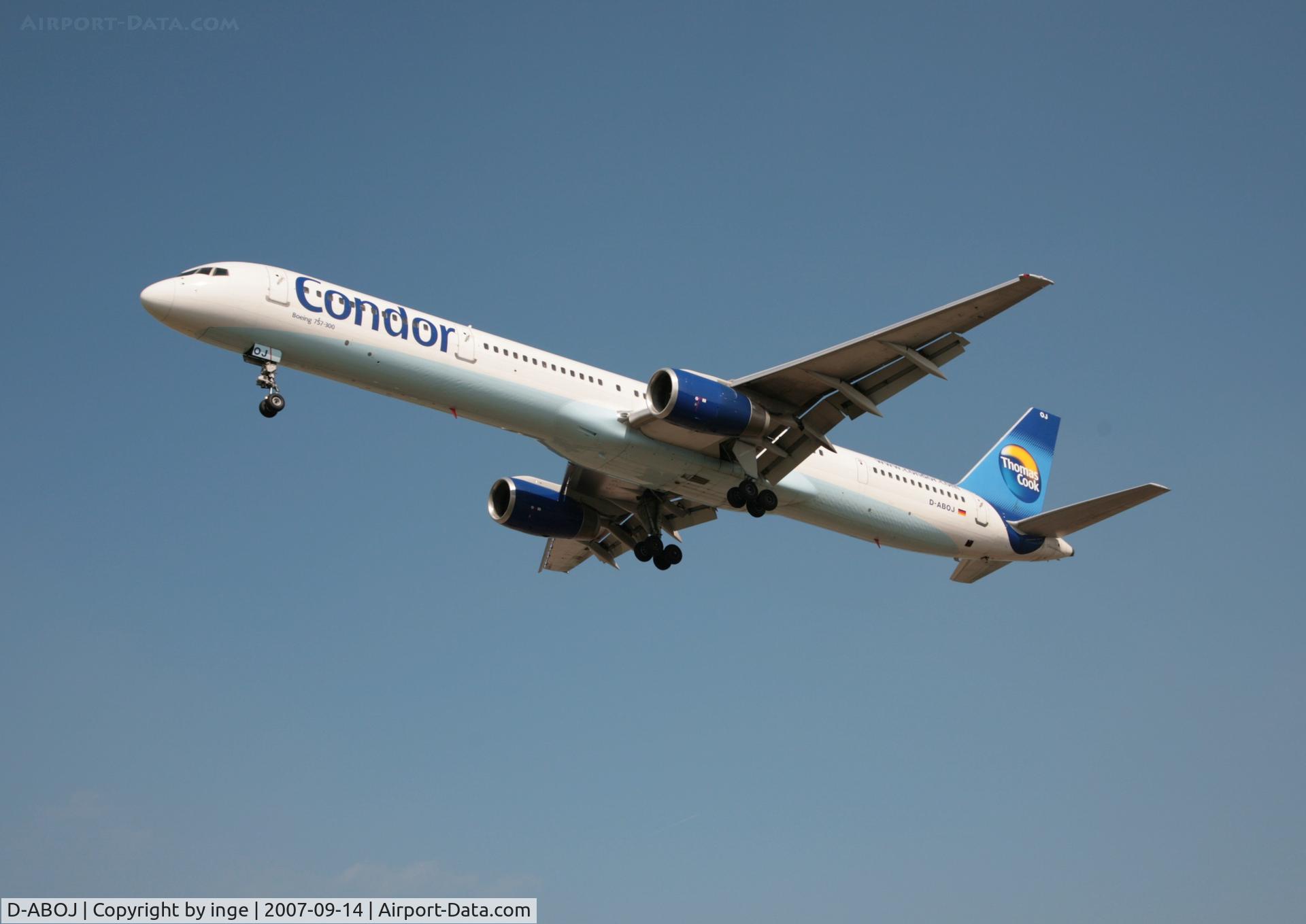 D-ABOJ, 2000 Boeing 757-330 C/N 29019, B757-330