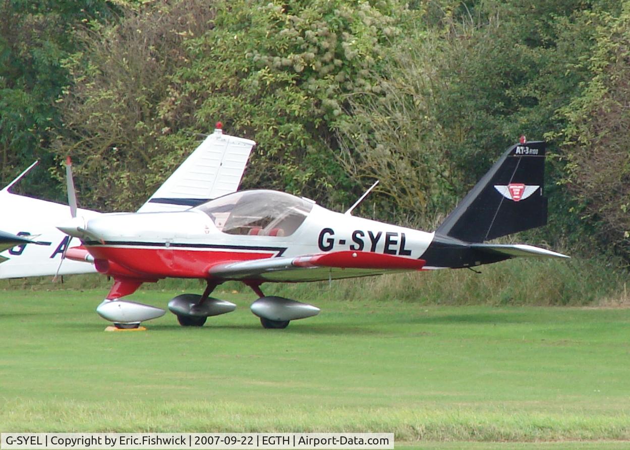G-SYEL, 2006 Aero AT-3 R100 C/N AT3-019, 1. G-SYEL at Shuttleworth Air Display