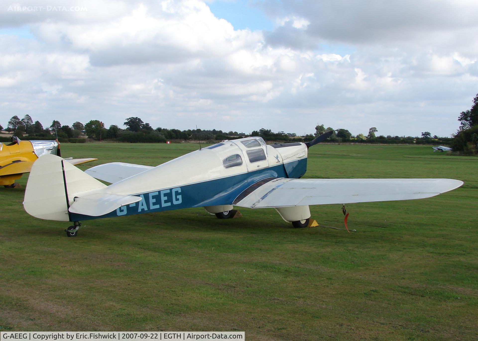 G-AEEG, 1936 Miles M-3A Falcon Major C/N 216, 2. G-AEEG at Shuttleworth Collection Air Display