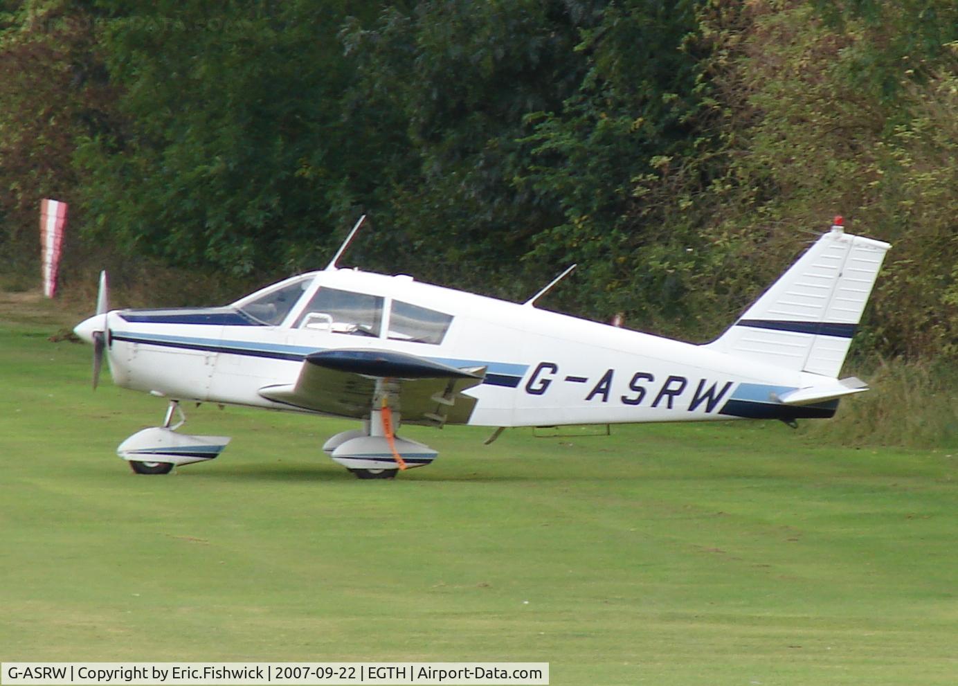 G-ASRW, 1964 Piper PA-28-180 Cherokee C/N 28-1606, 1. G-ASRW at Shuttleworth Air Display