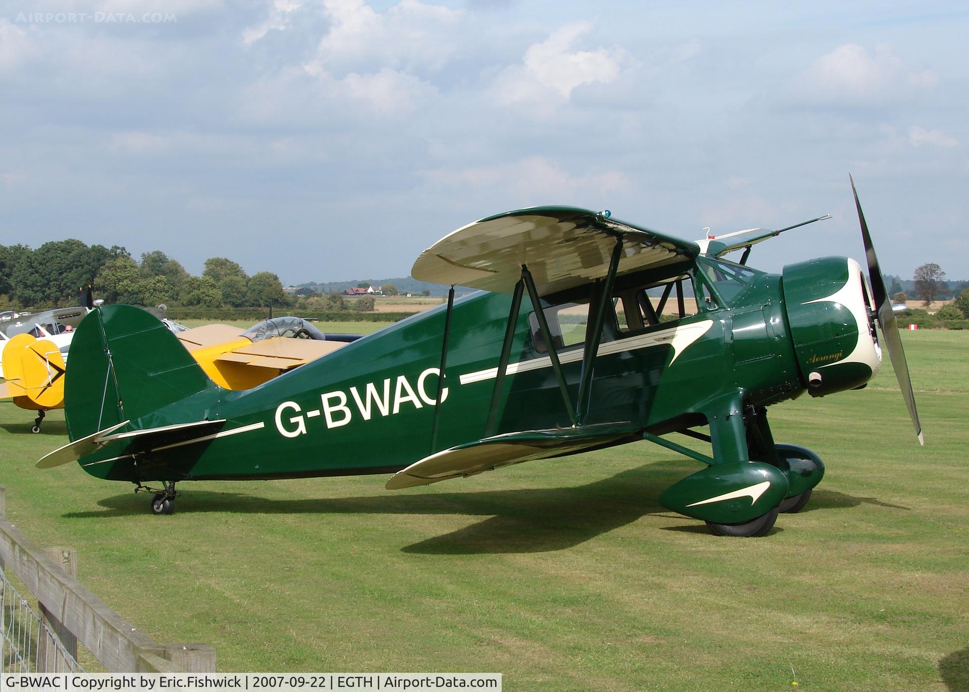 G-BWAC, 1938 Waco YKS-7 C/N 4693, 2. G-BWAC at Shuttleworth Collection Air Display