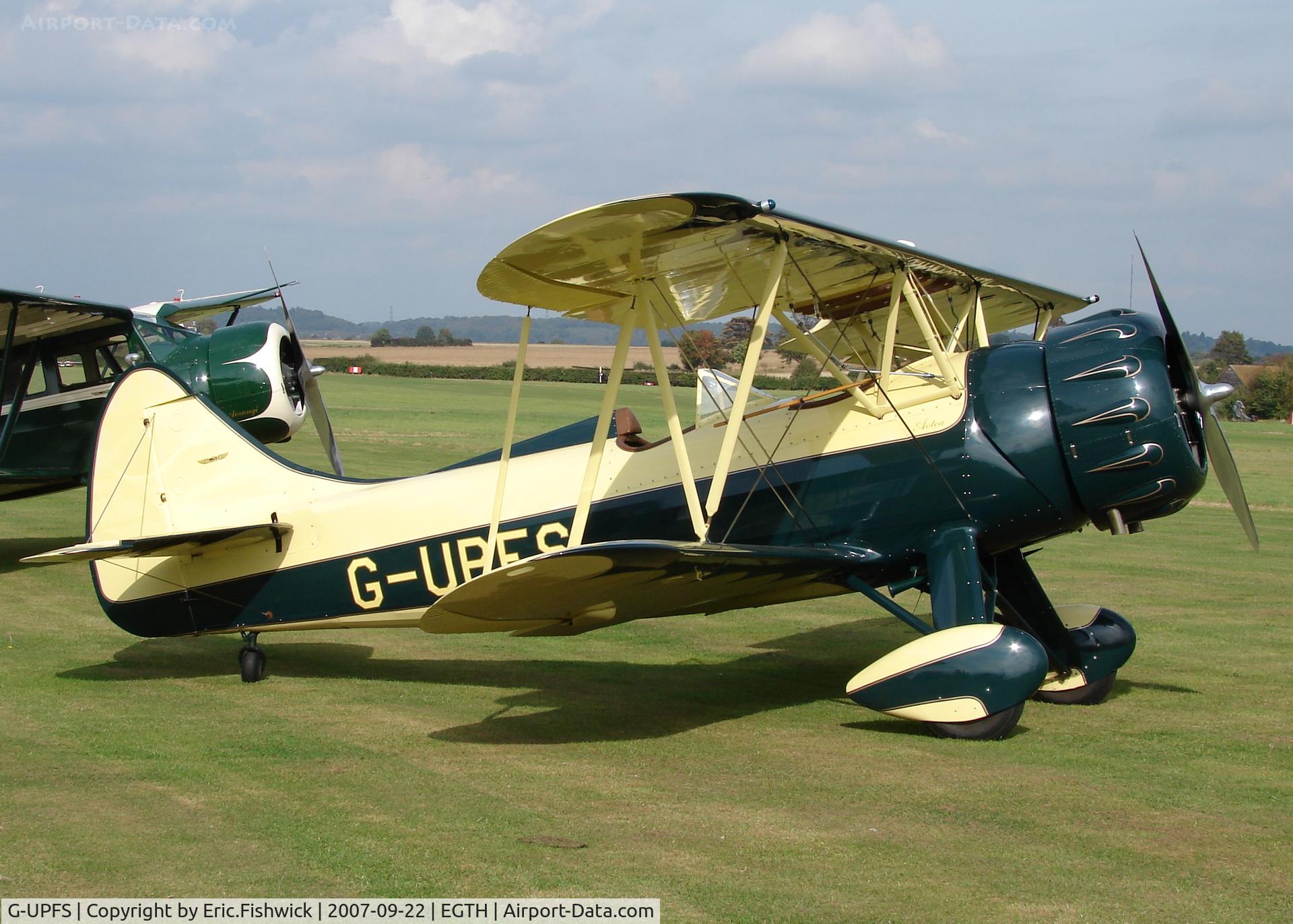 G-UPFS, 1941 Waco UPF-7 C/N 5660, 2. G-UPFS at Shuttleworth Collection Air Display