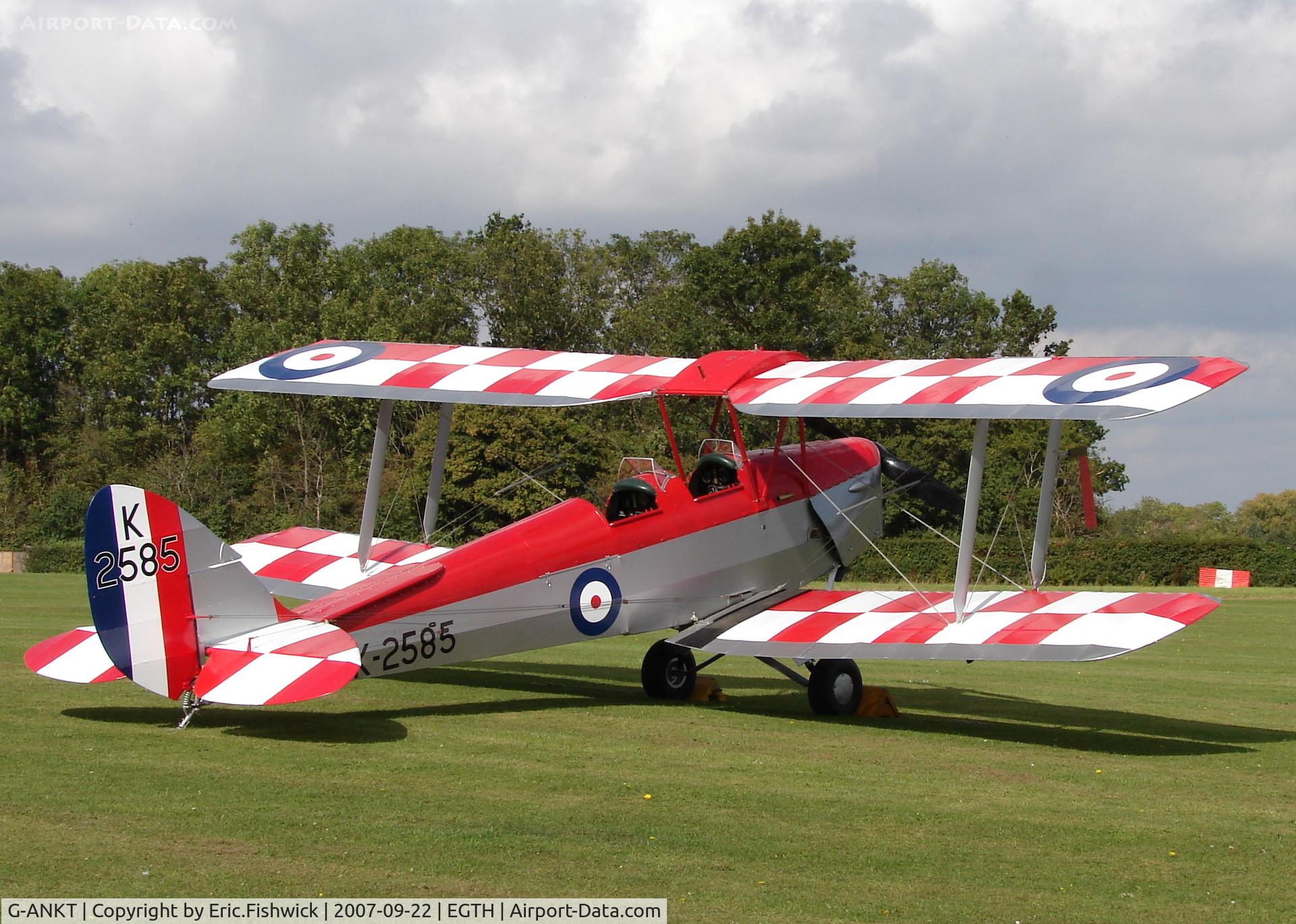 G-ANKT, 1942 De Havilland DH-82A Tiger Moth II C/N 85087, 2. K2585 at Shuttleworth Collection Air Display