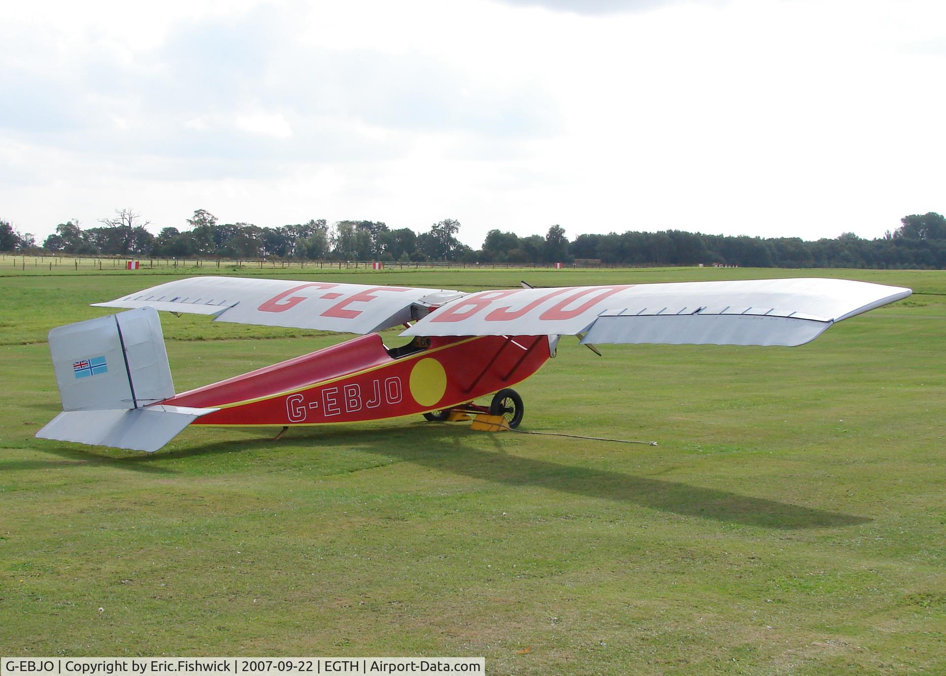 G-EBJO, 1924 Air Navigation And Engineering ANEC II C/N 1, 2. G-EBJO at Shuttleworth Collection Air Display - 32 hp and 85 mph