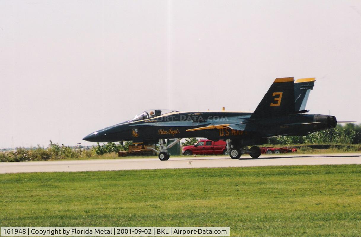 161948, McDonnell Douglas F/A-18A Hornet C/N 0157, Blue Angel 3