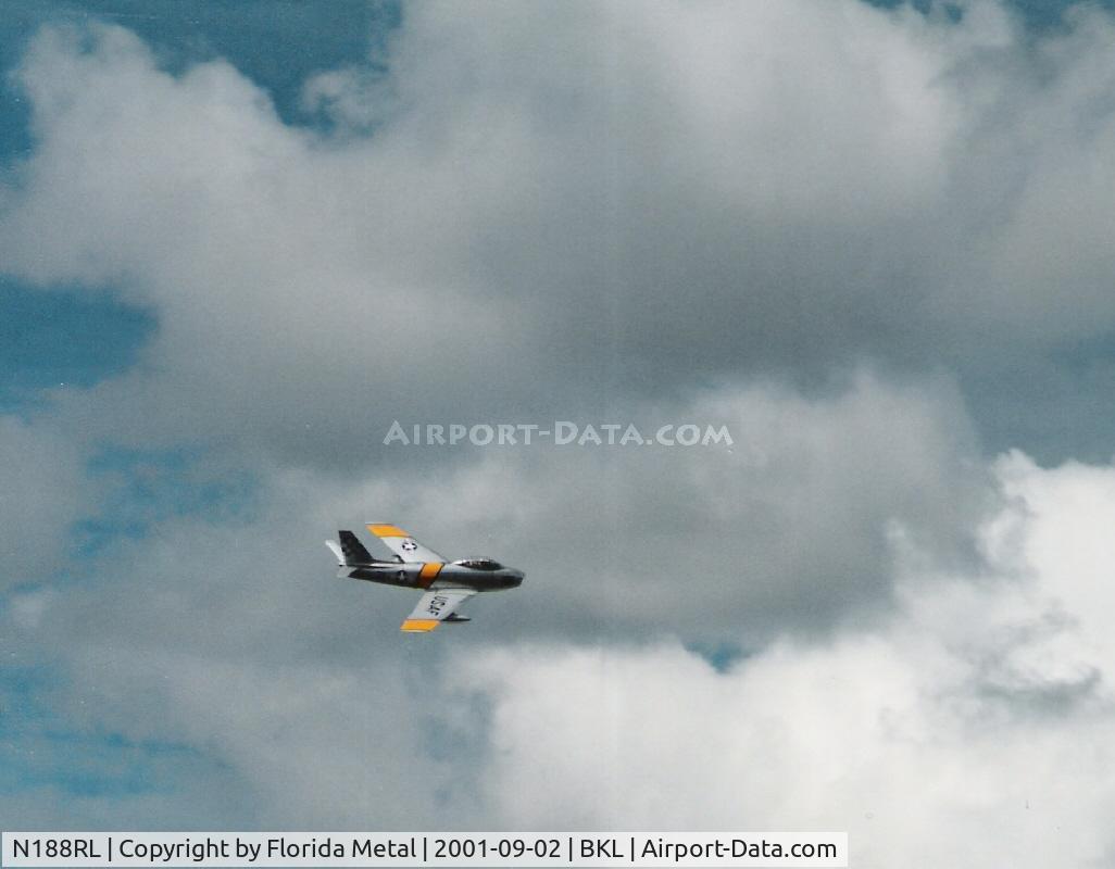 N188RL, 1952 North American F-86F Sabre C/N 191-682, F-86