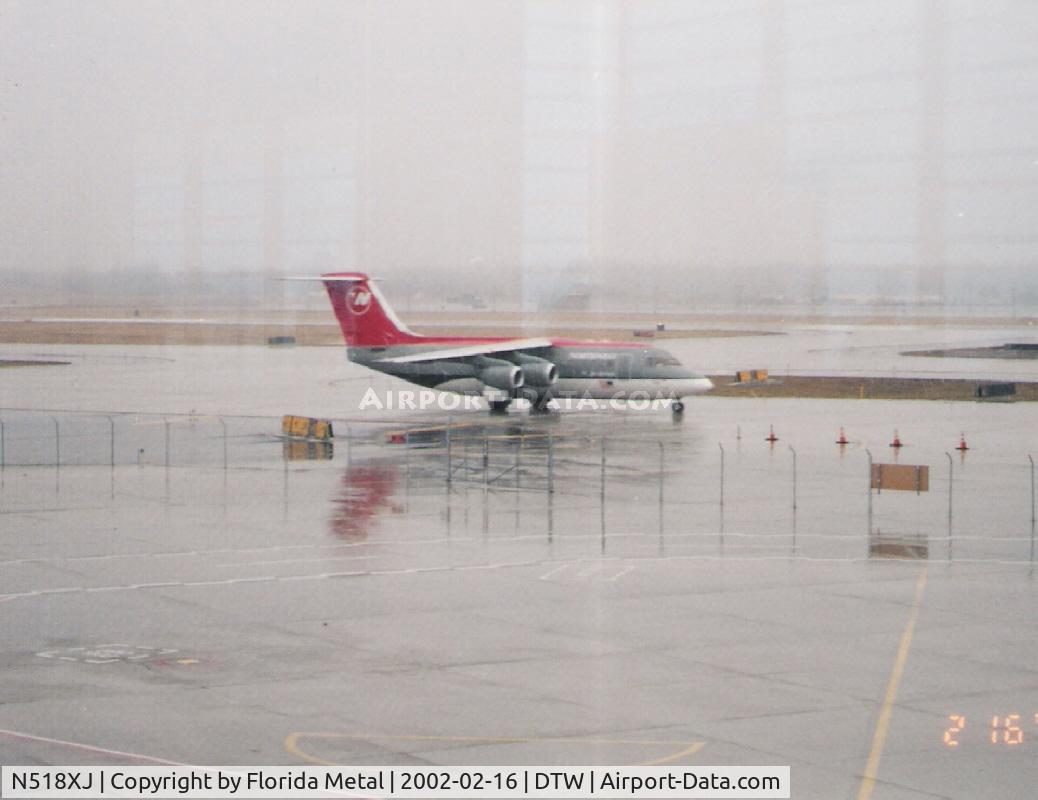 N518XJ, 1998 British Aerospace Avro 146-RJ85A C/N E2337, Northwest ARJ-85