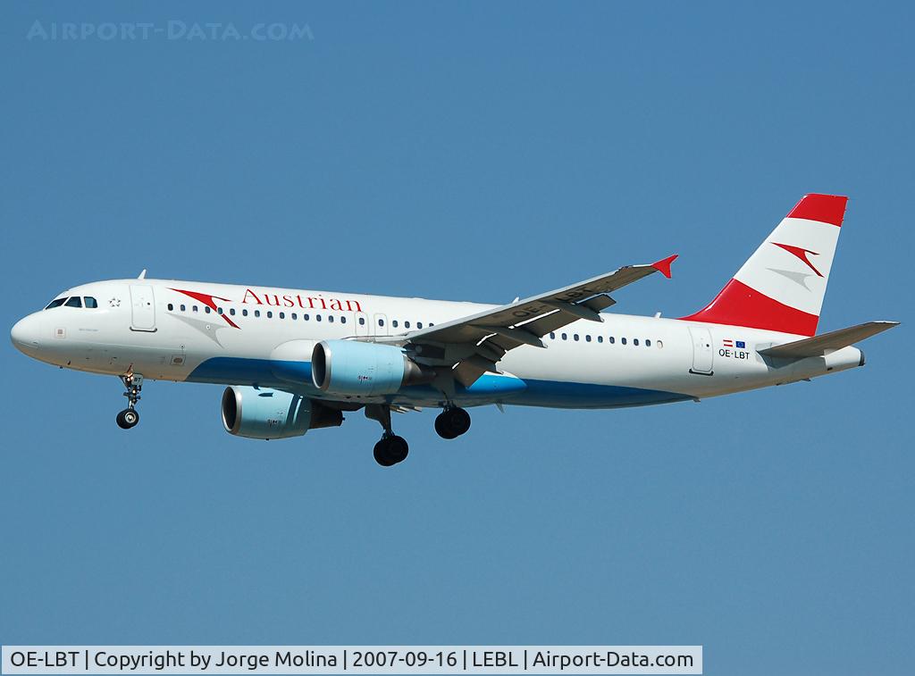 OE-LBT, 2000 Airbus A320-214 C/N 1387, 