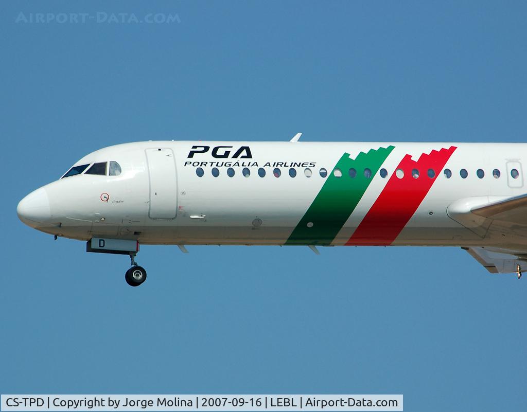 CS-TPD, 1991 Fokker 100 (F-28-0100) C/N 11317, 