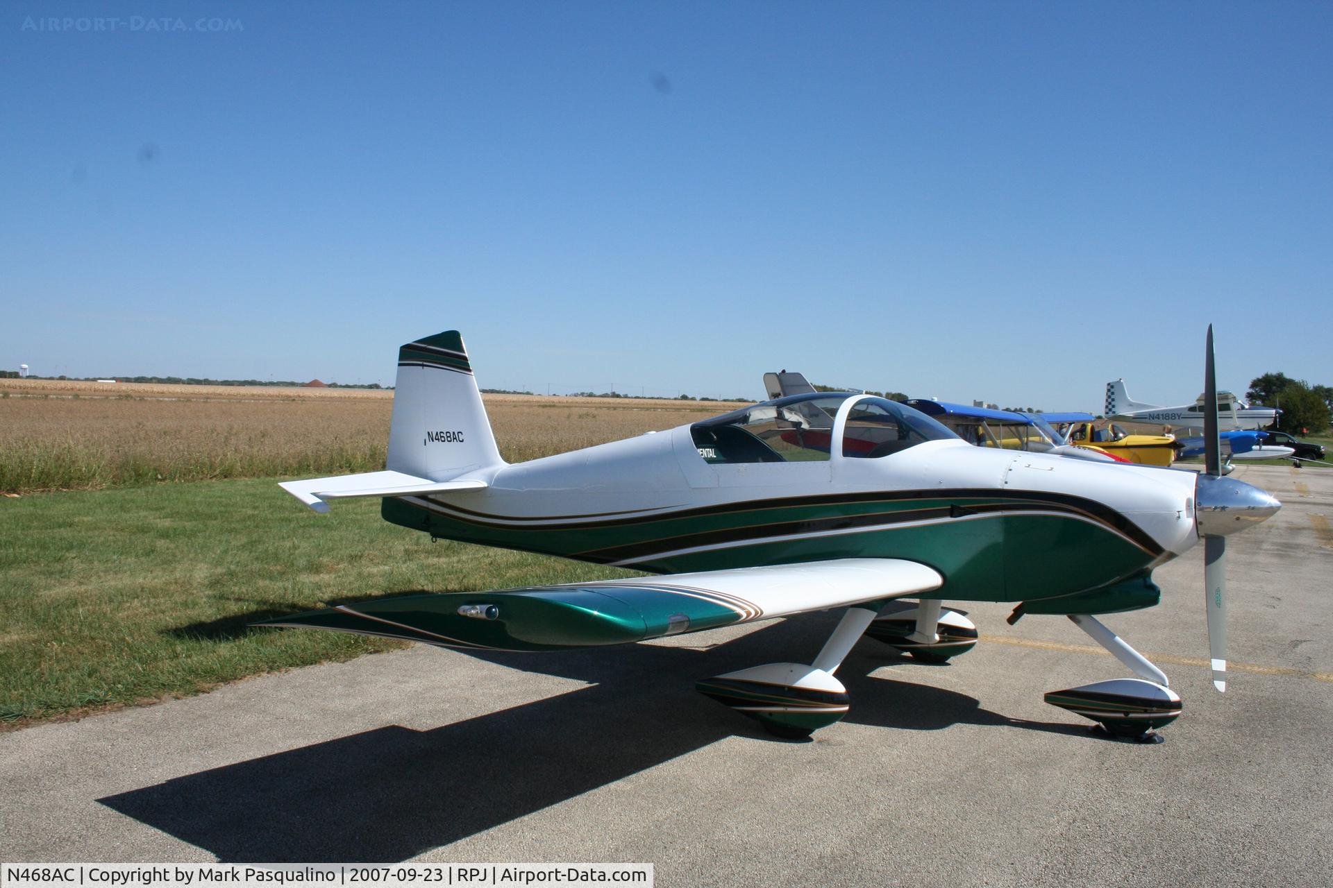 N468AC, 2004 Vans RV-6A C/N 60573, RV-6A