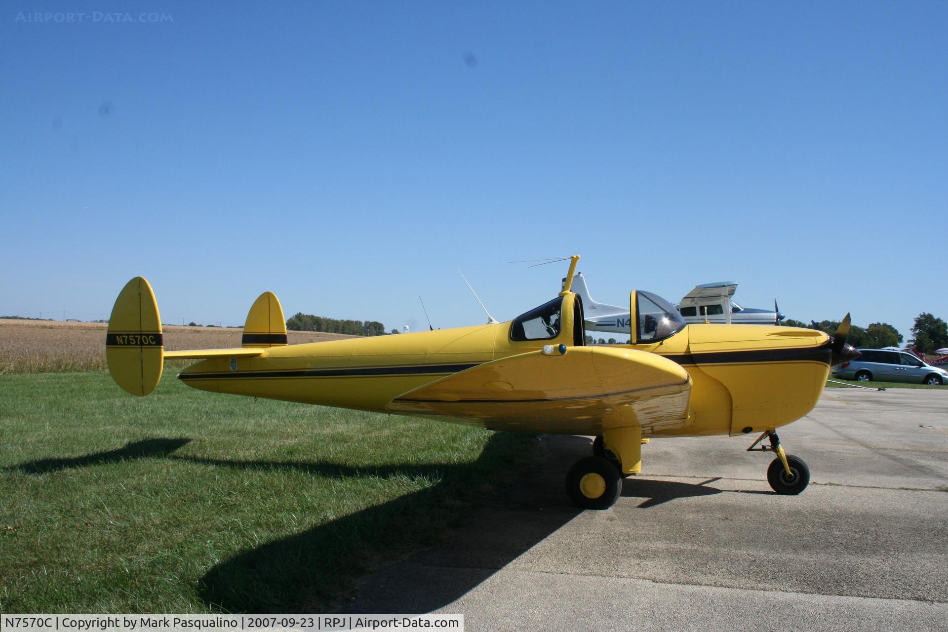 N7570C, 1959 Forney F-1A Aircoupe C/N 5687, Forney F-1A