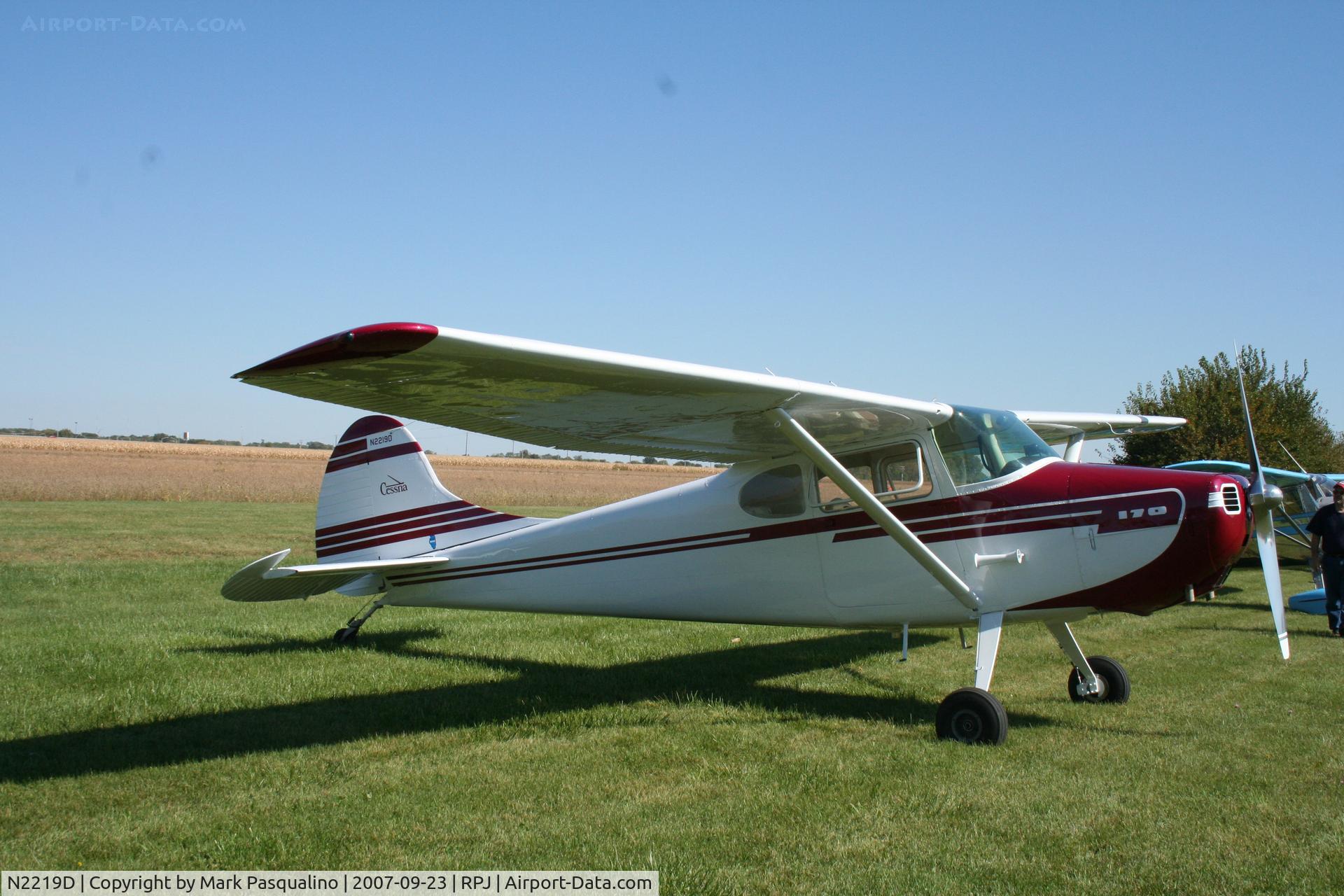 N2219D, 1952 Cessna 170B C/N 20371, Cessna 170B