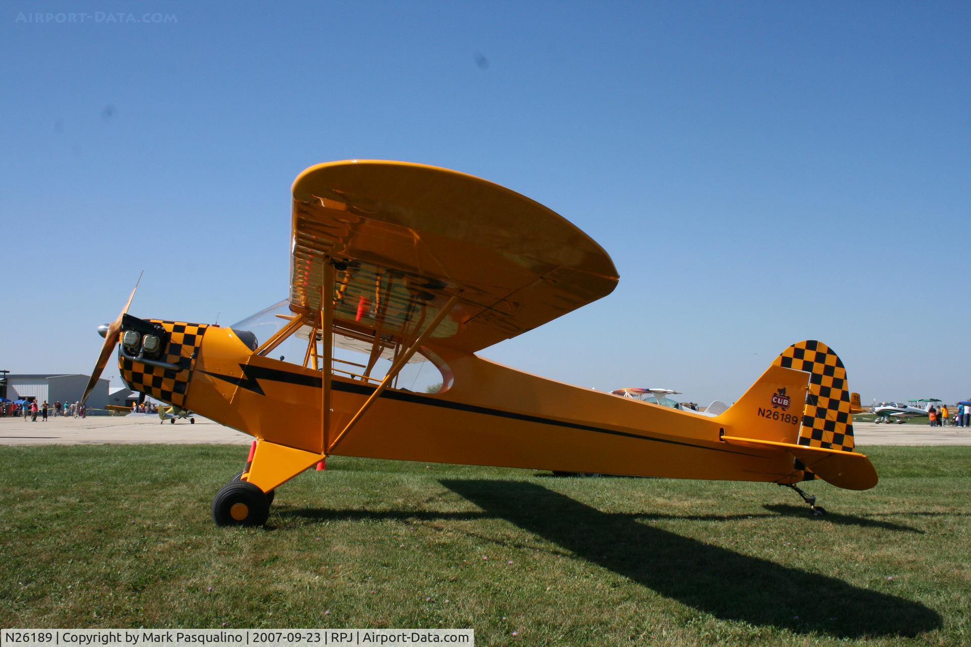 N26189, 1940 Piper J3L-65 Cub C/N 4108, Piper J3L-65