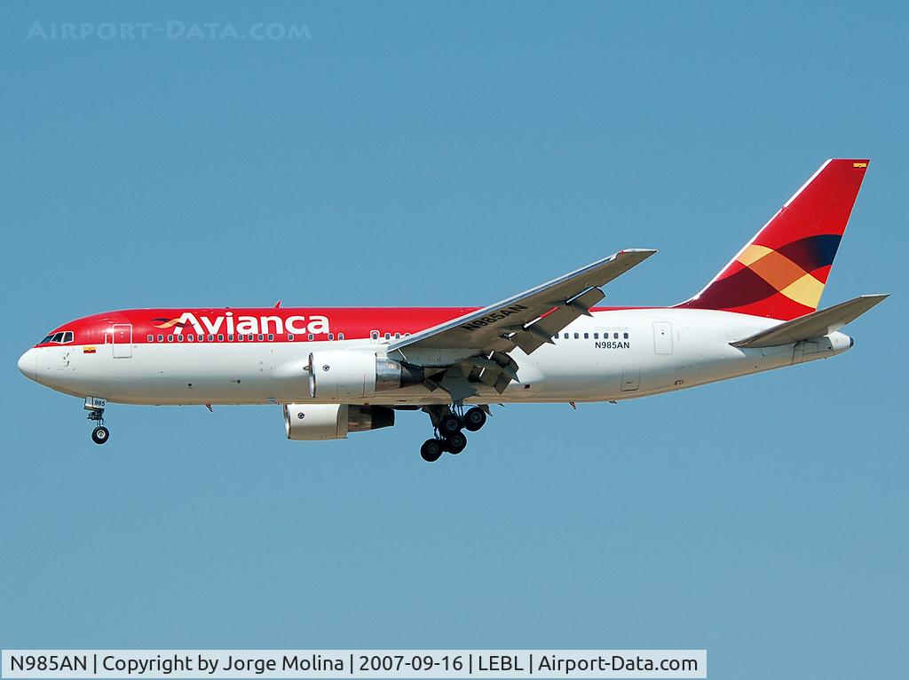 N985AN, 1990 Boeing 767-259 C/N 24618, 