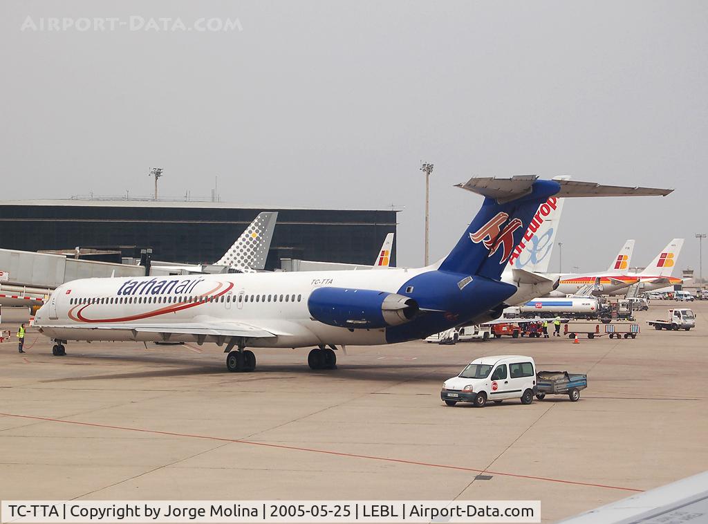 TC-TTA, 1982 McDonnell Douglas MD-82 (DC-9-82) C/N 48096/1057, Great visit on LEBL...