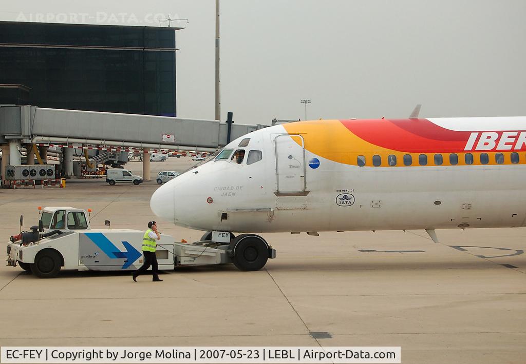 EC-FEY, 1991 McDonnell Douglas MD-87 (DC-9-87) C/N 53208, 