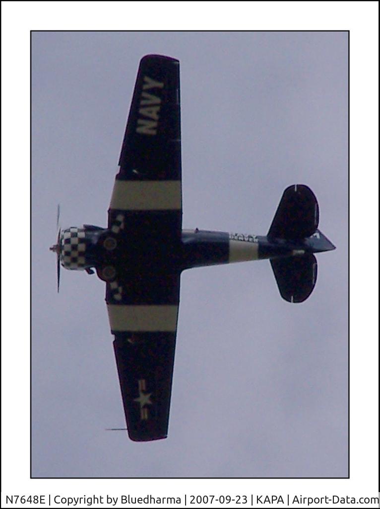 N7648E, 1942 North American SNJ-3 Texan C/N 78-6987, Trophy Hunter Flyover